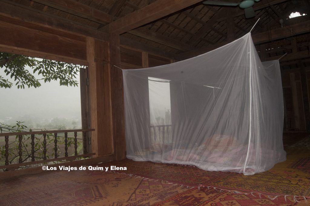 Nuestro alojamiento en Lac, Mai Chau