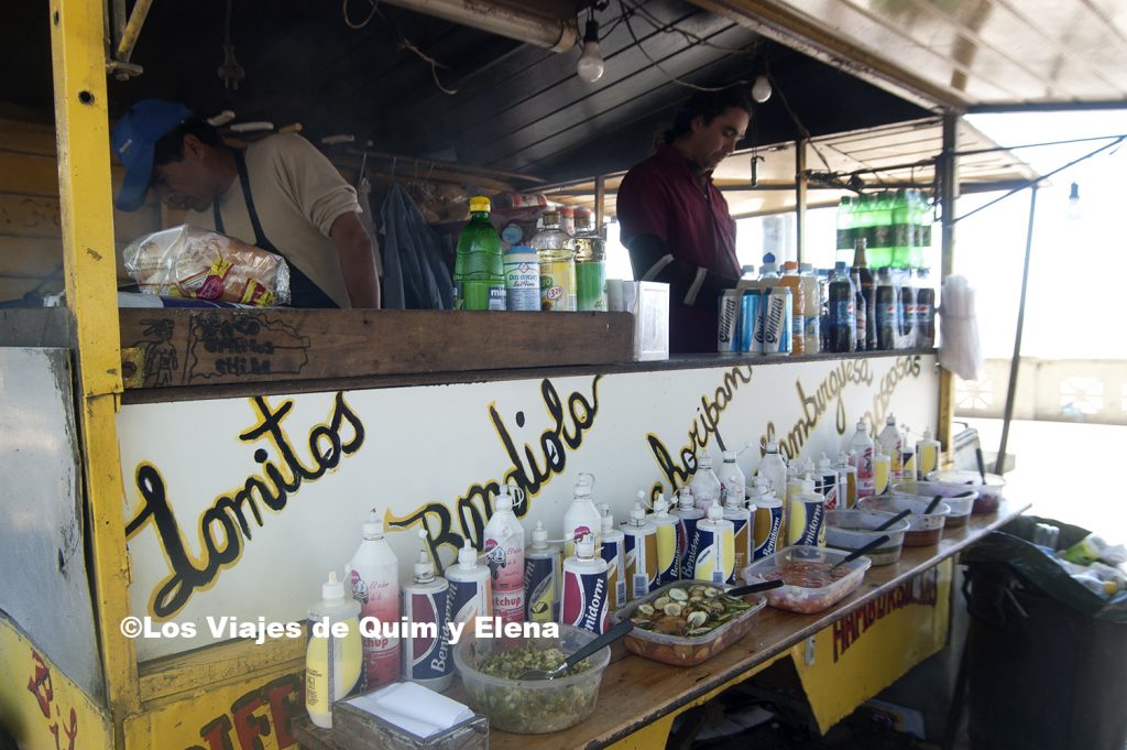 Puesto de Choripán en Buenos Aires