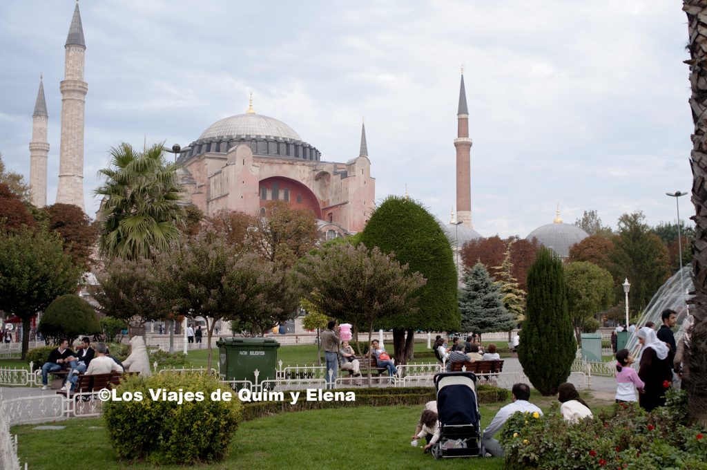 Santa Sofía en nuestro viaje a Turquía