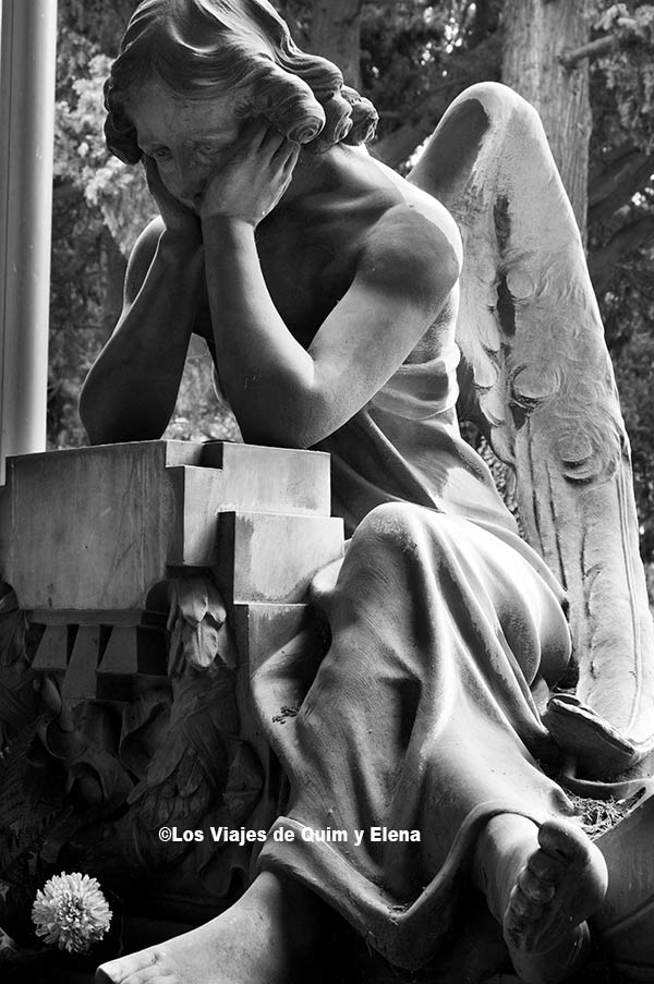 Ángel triste en Staglieno