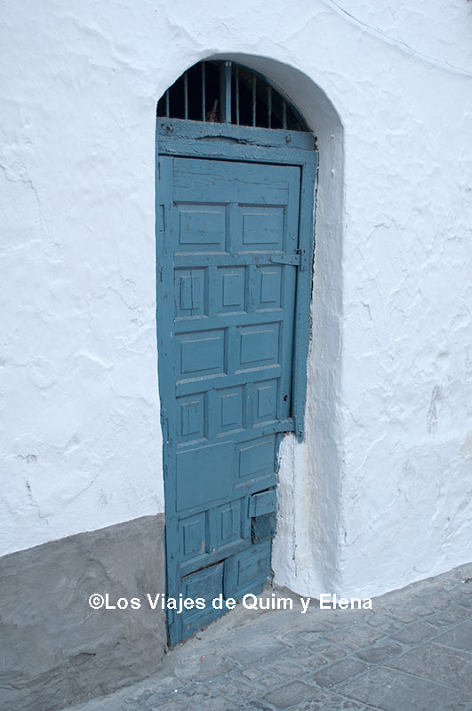Puerta en que nos recuerda a Marruecos