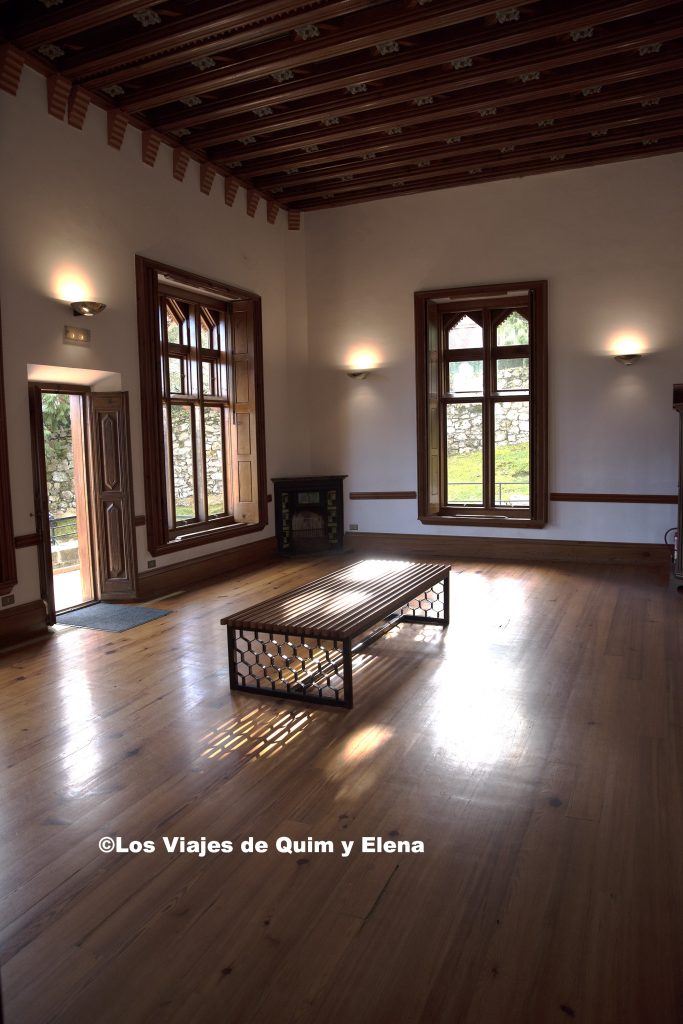 La estancia que fue el dormitorio en El Capricho