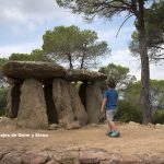 Éric en el Dolmen de Pedra Gentil
