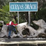 Éric haciendo escalada en la Cueva del Drach