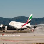 Aterrizando mientras hacemos spotting en Barcelona