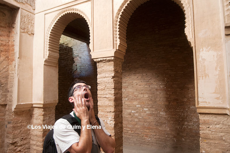 Quim alucinando en la Alhambra