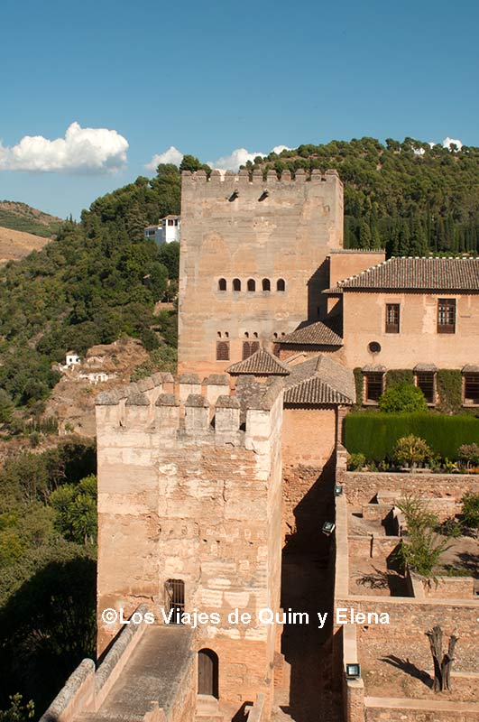 Exteerior de la Alhambra de Granada