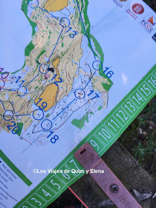 Guía circuitos de orientación permanentes en Cataliuña