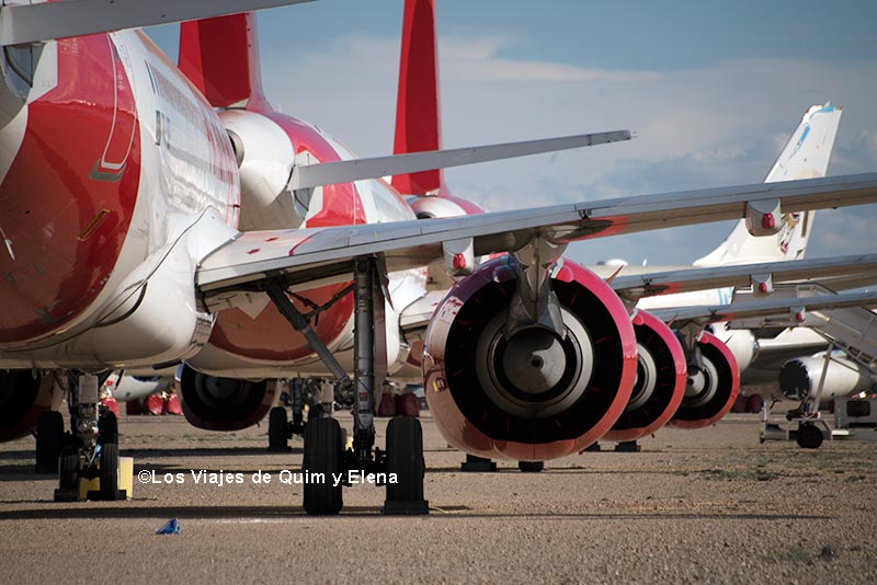 Aviones en el Aeropuerto de Teruel