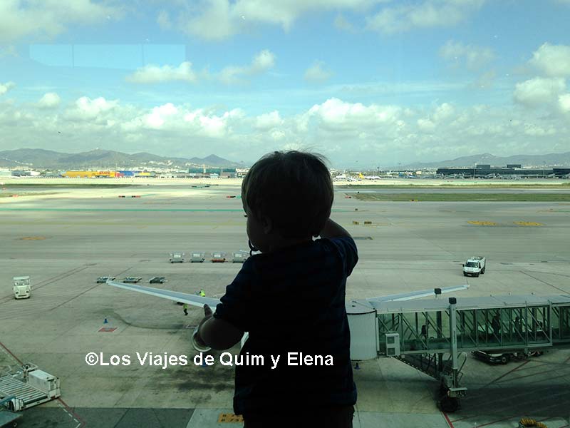 Éric en el aeropuerto de Barcelona