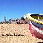 Barca de pescador en La playa en Badalona