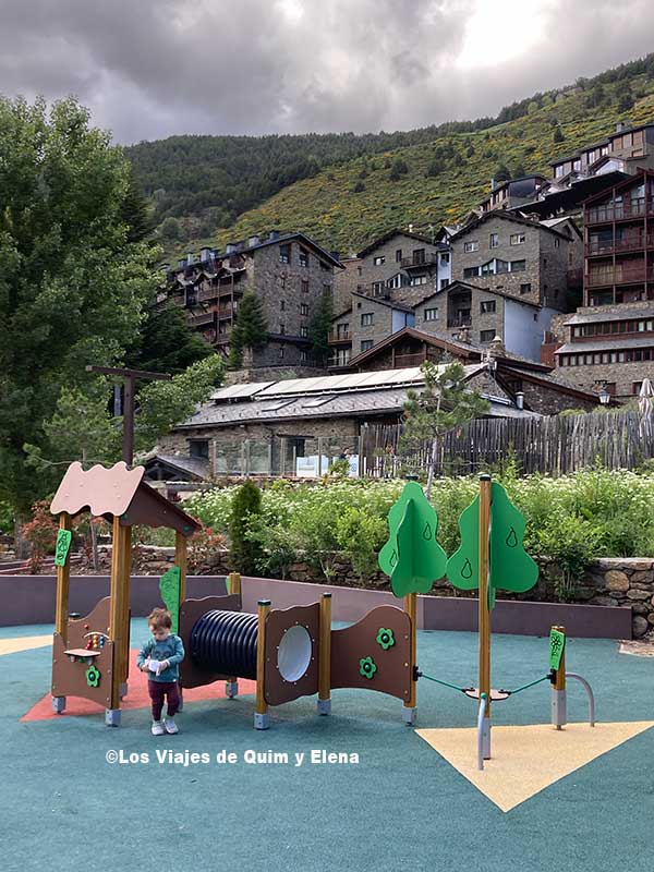 Parc Central en Andorra con niños