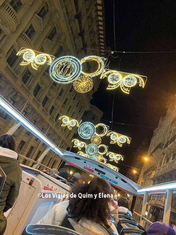 Bajando con el Barcelona Christmas Tour por Vía Laietana
