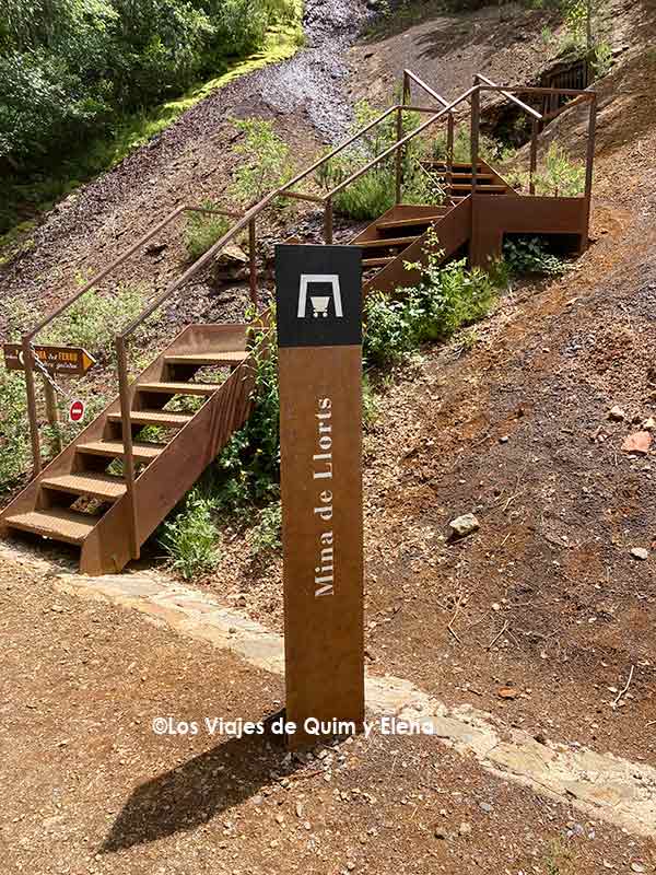 Entrada a la Mina de Llorts