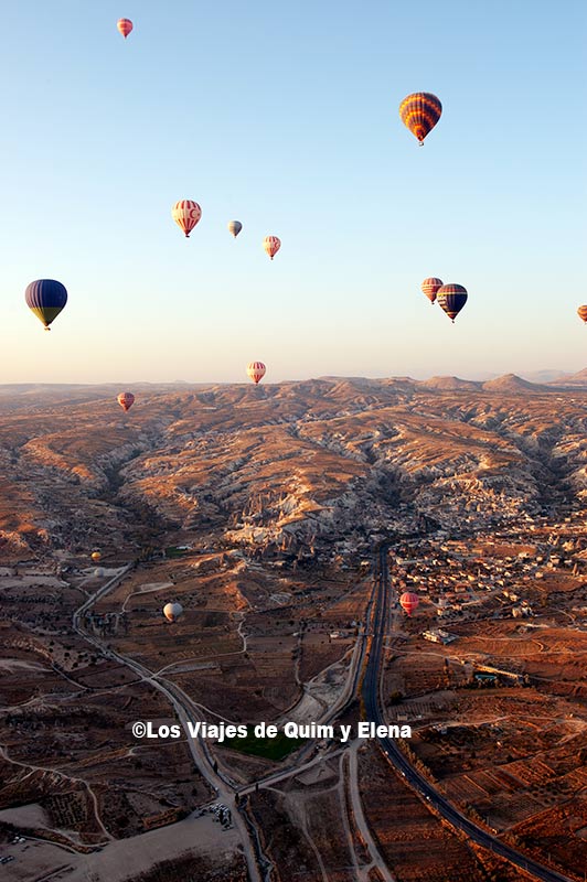 Volar en globo en Capadocia