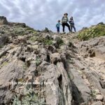 Álex, Elena y Éric en el Cap de Creus
