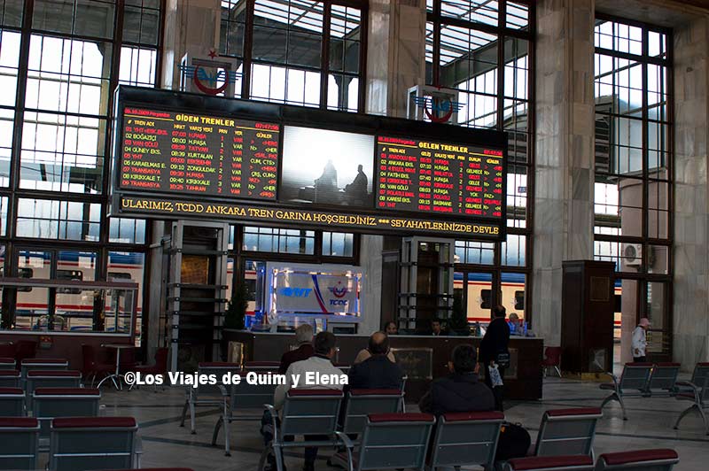 Estación de Ankara en Turquía