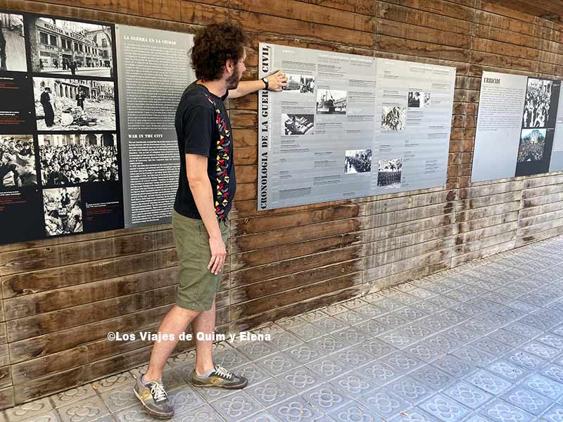 En la visita guiada al Refugi 307