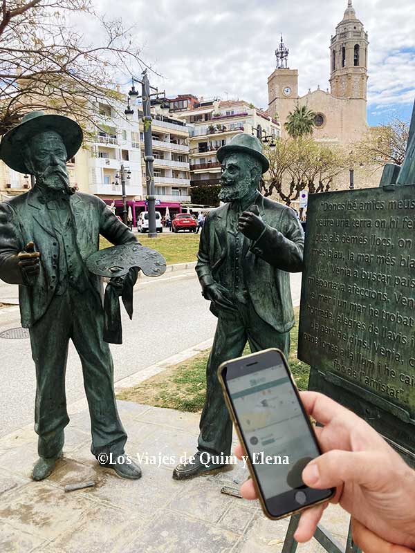 Jugando con Escape the Town en Sitges, Escape room en Sitges