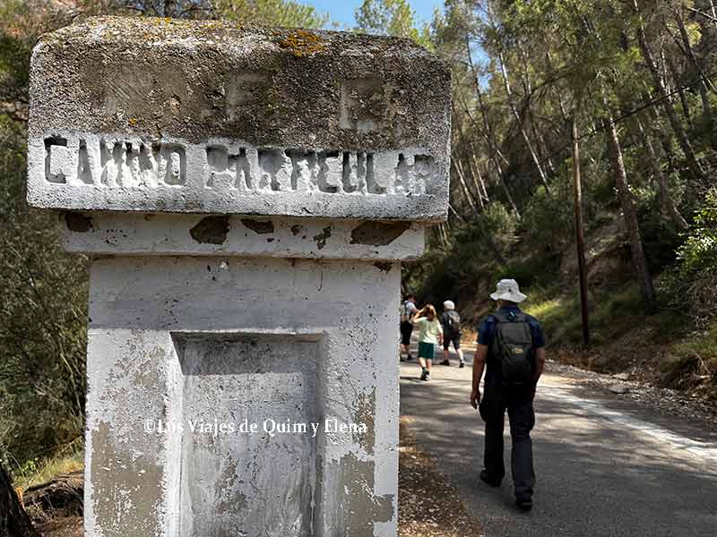 Inicio de la excursión en Camarasa