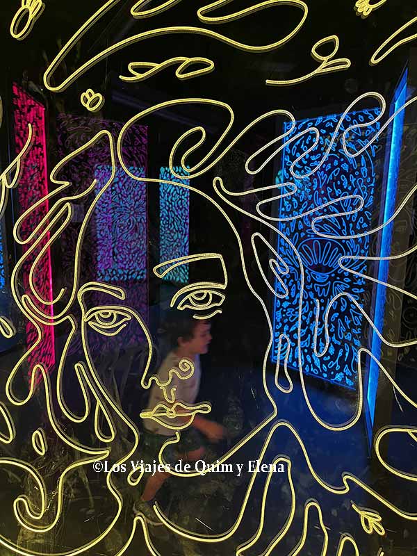 La zona que ha realizado la artista Heather Bellino para Ikono Barcelona