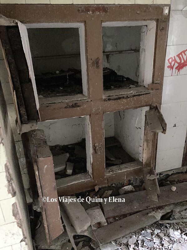 Nevera en la cocina del Hotel