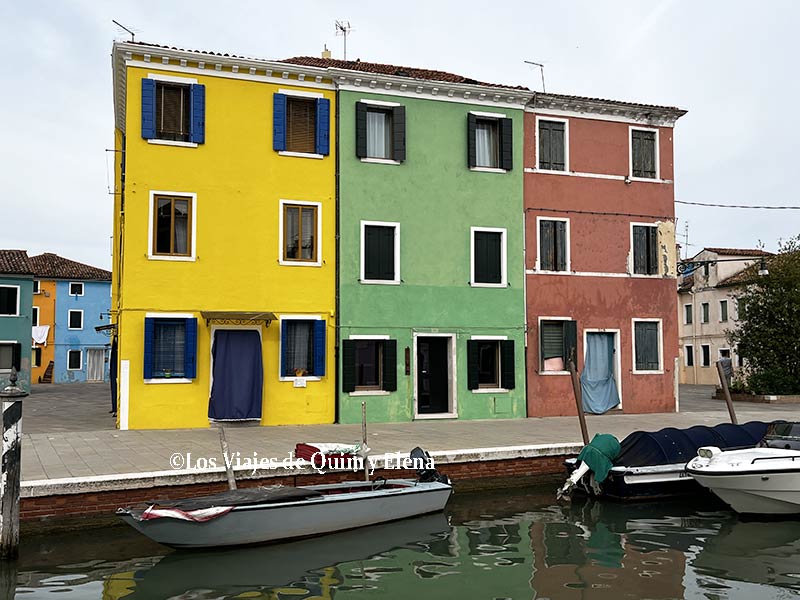 Las casas de colores de Burano