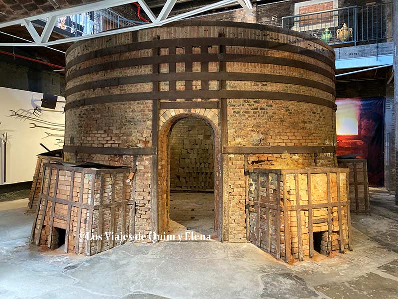 Horno de cerámica en el Museo de Terracota de la Bisbal d'Empordà