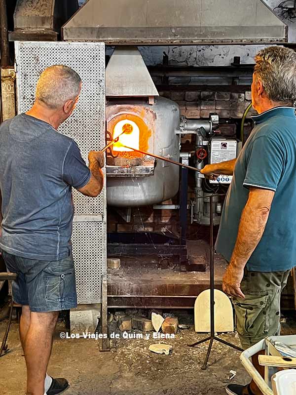 Artesanos del vidrio en Murano