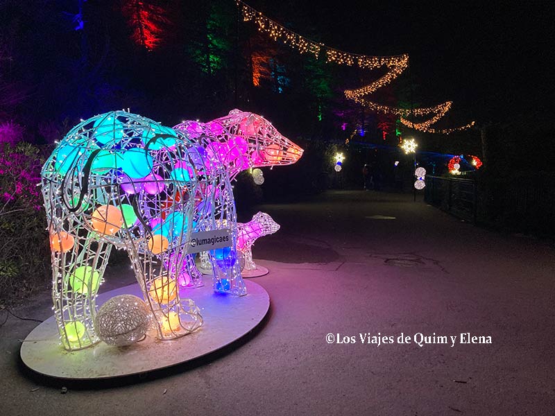 Lumágica en Catalunya en Miniatura, luces de navidad