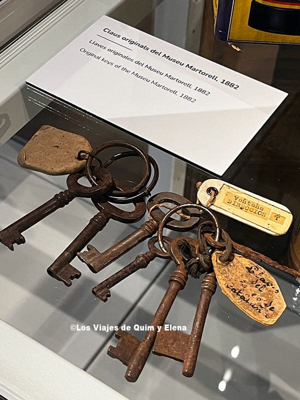 Antiguas llaves del Museo Martorell
