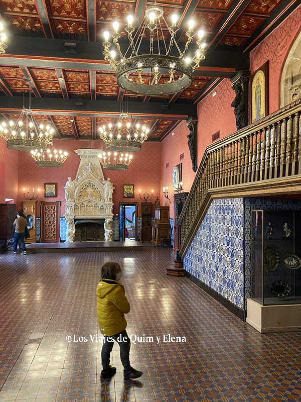 Éric en el Palau Maricel