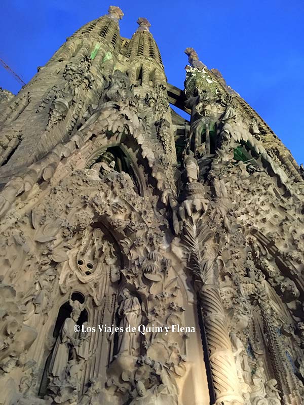 Fachada del Nacimiento de la Basílica de la Sagrada Familia
