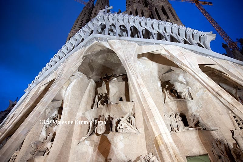 Fachada de la pasión de la Basílica de la Sagrada Familia