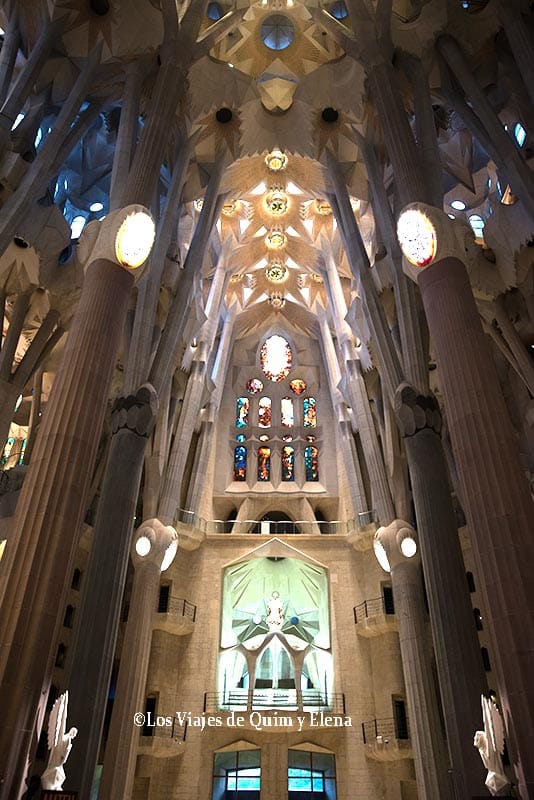 Interior de la Sagrada Familia