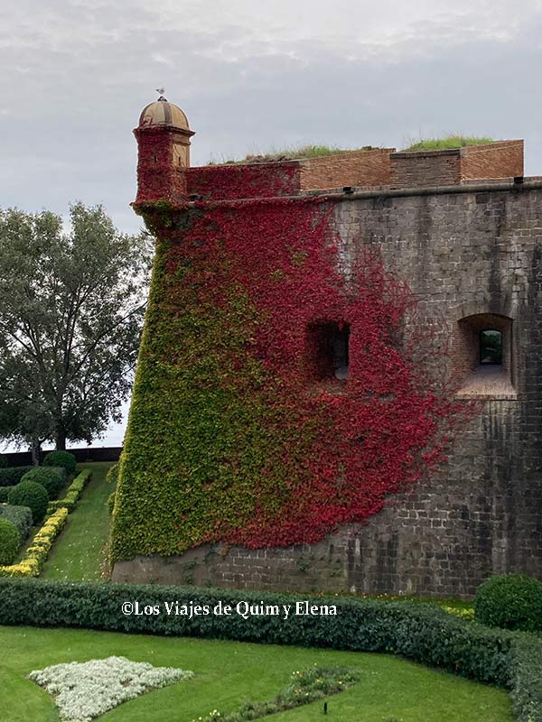 Parte de la fortaleza de Montjuic