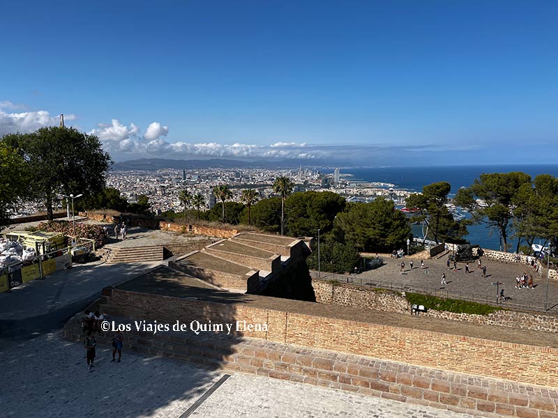 Vistas desde el Castillo de Montjuic