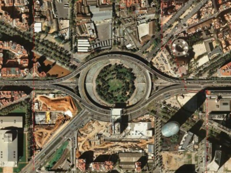 Plaza de les Glòries antes