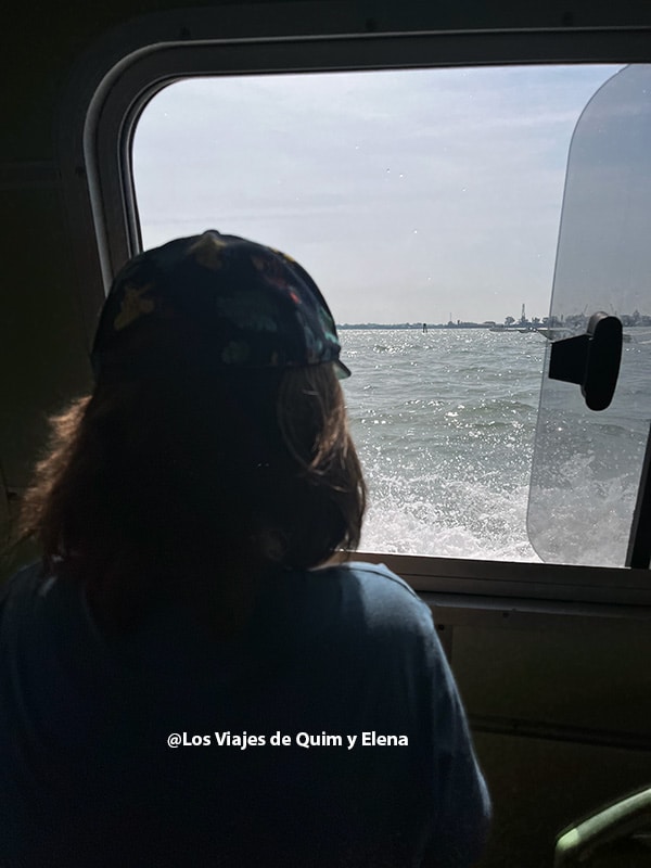 Éric en el Vaporetto