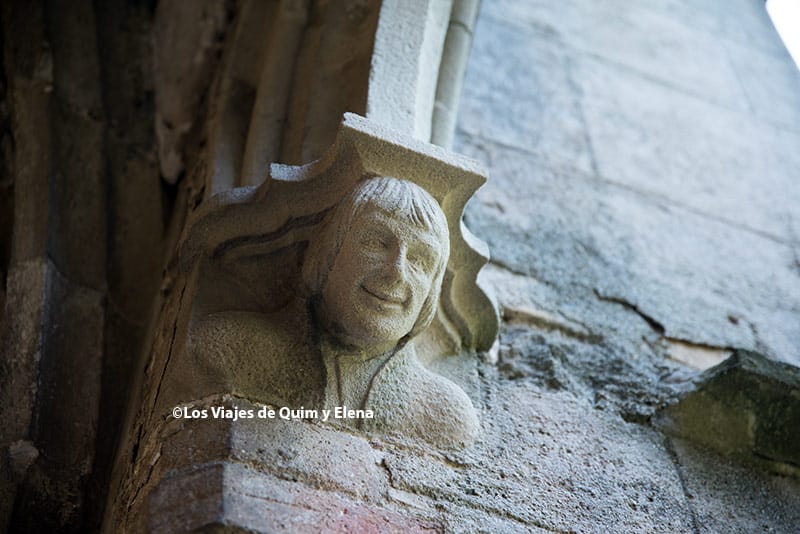 Capitel de Cristóbal Colón en el Monasterio de Sant Jeroni de la Murtra