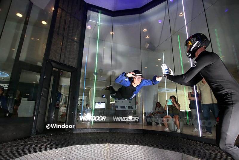 Quim volando en Barcelona