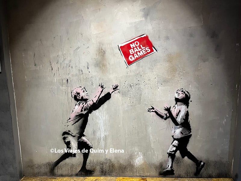 No ball Games en el Museo Banksy de Barcelona