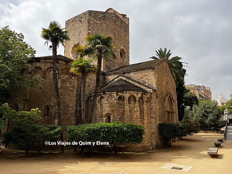 Exterior del Monasterio de Sant Pau del Camp