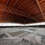Nave en la que se encuentran los mosaicos de Carranque