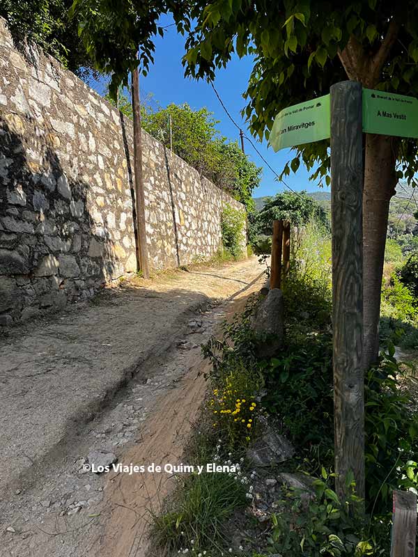 Camino a la masía