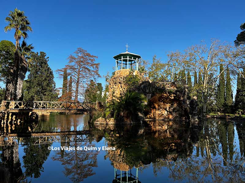 El lago del Parc Samà