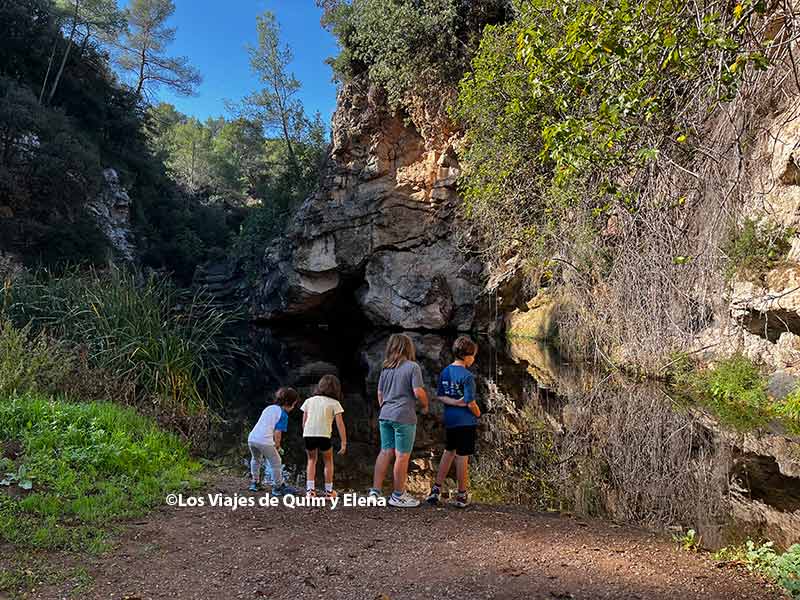 Con los amigos en el Gorg d'en Fitó