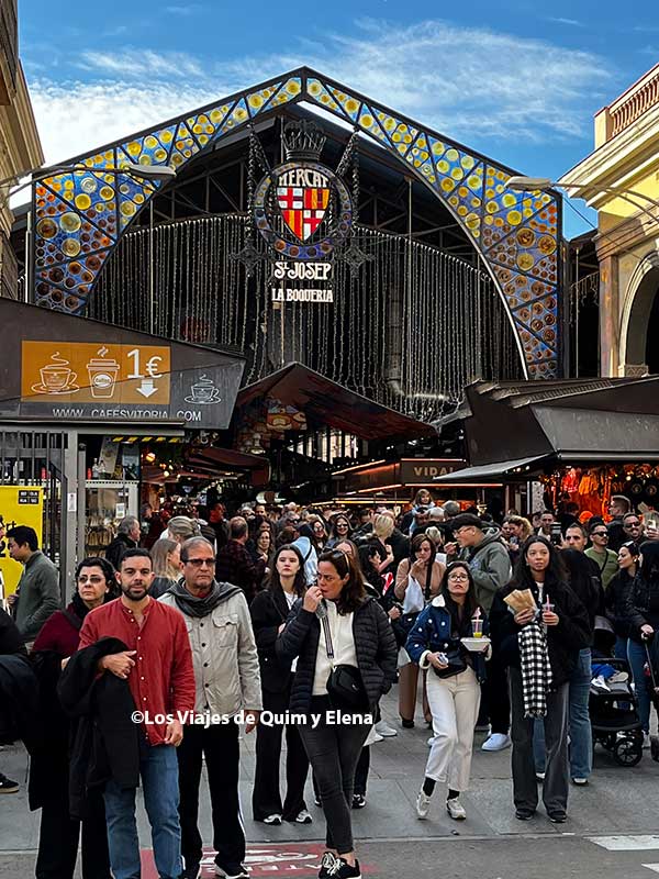 Entrada del Mercat de la Boqueria