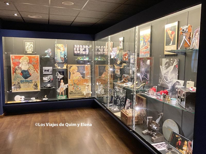 Vitrinas del museo