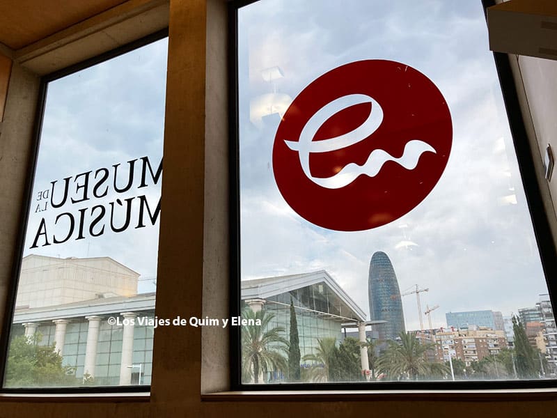 Vistas desde el Museo de la Música de Barcelona